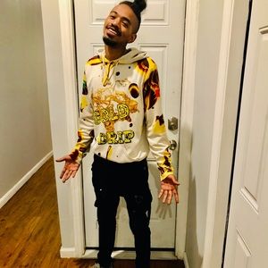 Gold Drip Men’s Hoodie